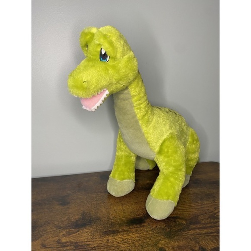 Build a Bear green spotted brachiosaurus BAB plush exclusive soft dinosaur